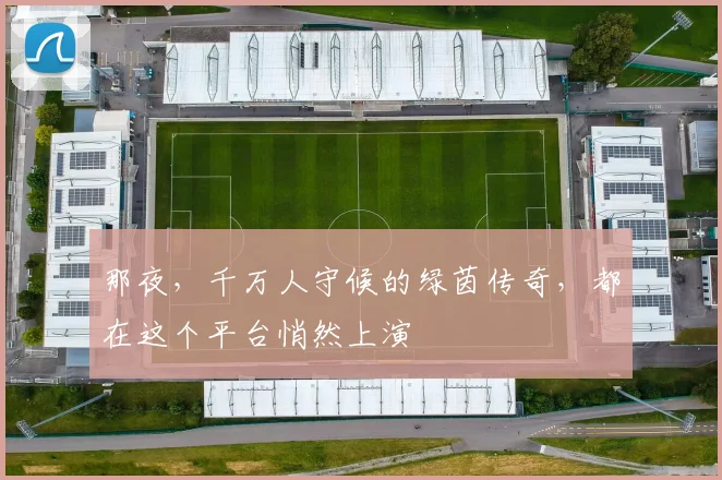 那夜,千万人守候的绿茵传奇,都在这个平台悄然上演