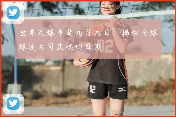 世界足球节是几月几日?揭秘全球球迷共同庆祝的日期